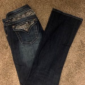Miss Me Jeans | Size 27 | Boot | Distressed Bling